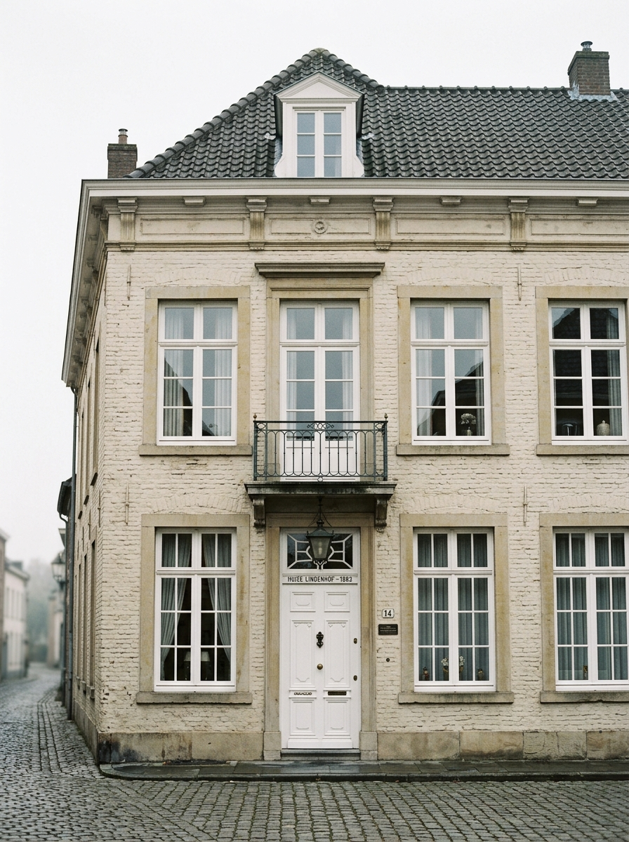 Klassieke villa in Swalmen aan de Maas met witte kozijnen, schilder in Swalmen door VDB Schilderwerken